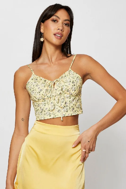 Print Crop Top