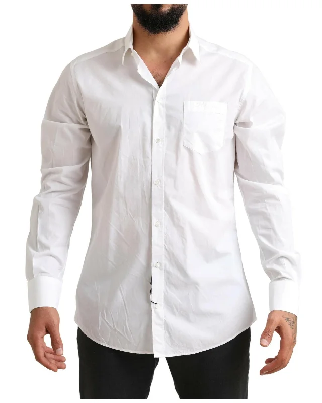 Dolce & Gabbana Classic Cotton Shirt - White