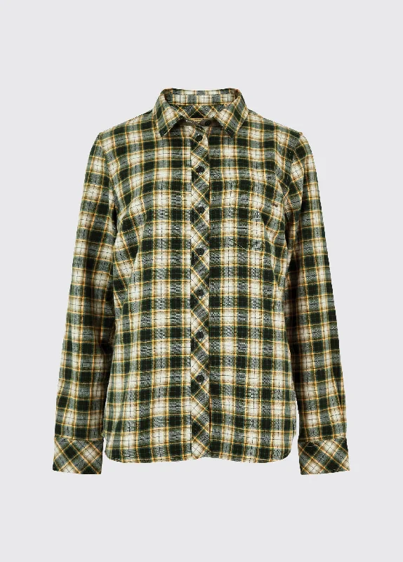 Japonica Check Shirt - Olive