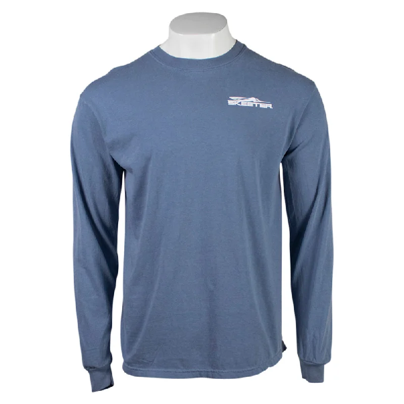 Skeeter Comfort Colors Long Sleeve - Blue Jean