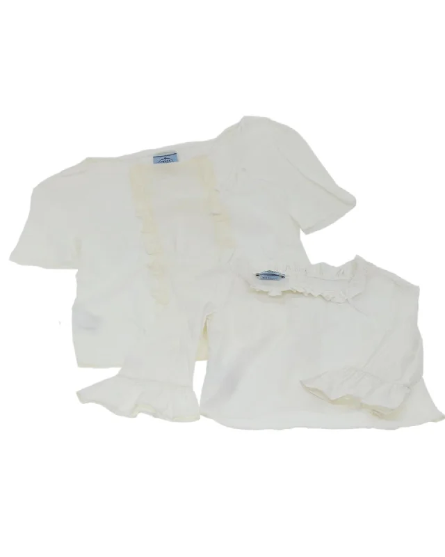 Nylon White Shirt Set - Authentic Prada (BC Rank)