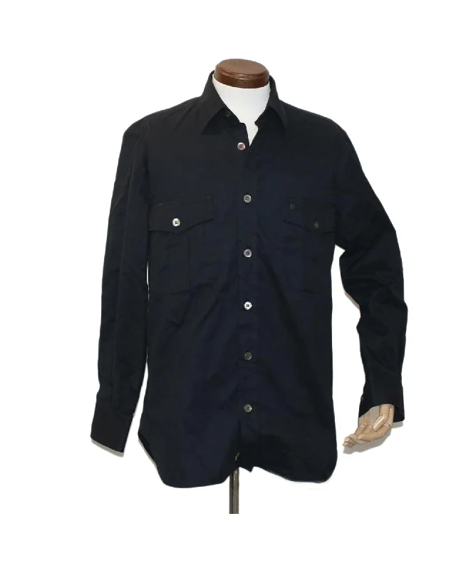 Black Cotton Shirt for Men - FENDI